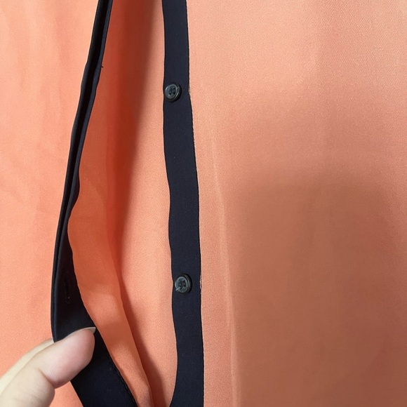 A.L.C. Gillian Silk Button Down Top Contemporary Modern Minimalist - Picture 3 of 7